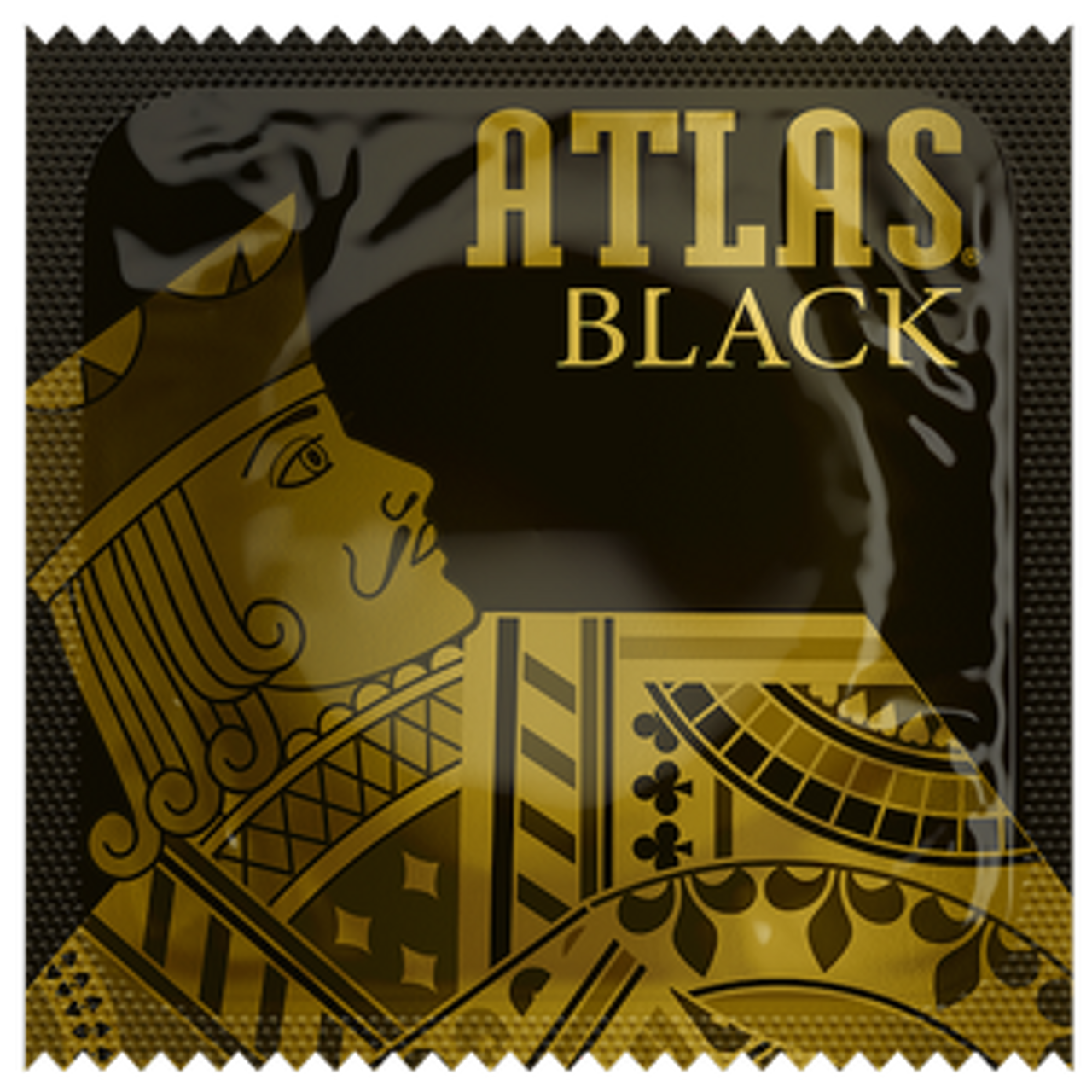 Atlas Black Condoms - All Condoms